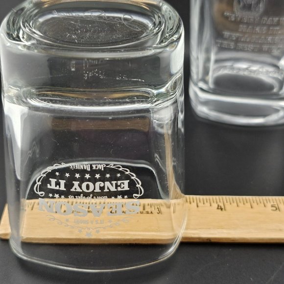 Jack Daniels Lowball Glass It's A Short Season Don't Forget To Enjoy It + other - Picture 9 of 10